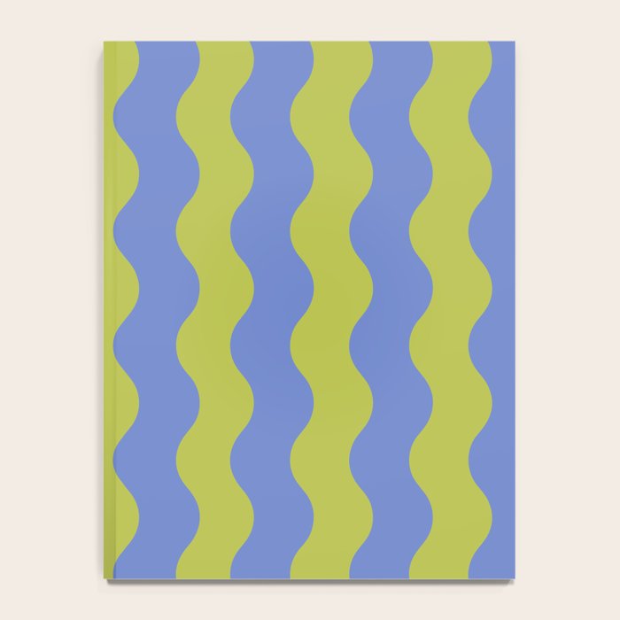 Striped Waves Retro Surf Notebook Gallery Image 4