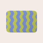 Striped Waves Retro Surf Bath Mat Gallery Image 1
