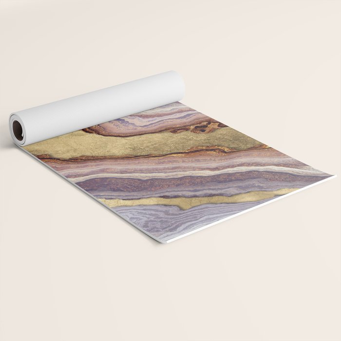 Mauve Agate Yoga Mat Gallery Image 2