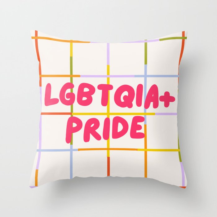 LGBTQIA+ Pride Throw Pillow Gallery Image 6