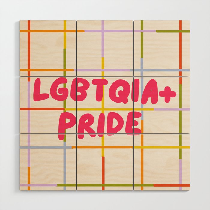 LGBTQIA+ Pride Wood Wall Art Gallery Image 1