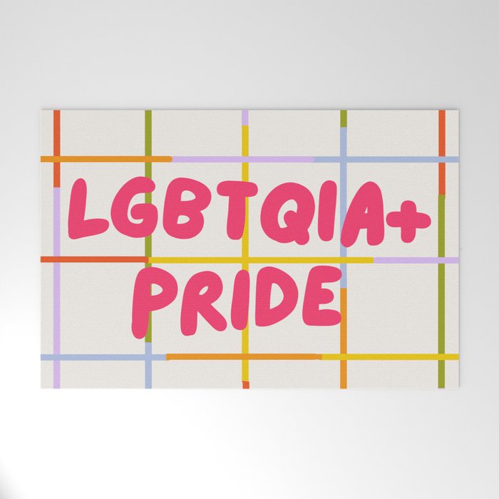 LGBTQIA+ Pride Welcome Mat Gallery Image 1