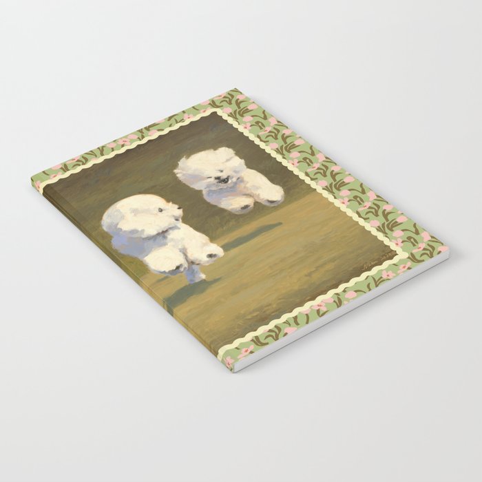 Three Dogs Running Notebook Gallery Image 1