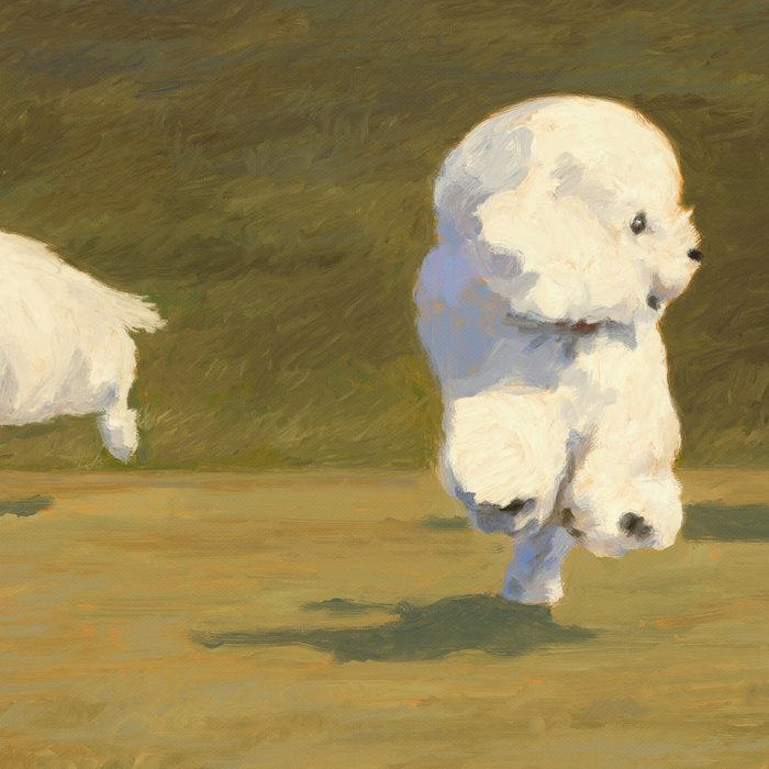 Three Dogs Running Coffee Mug Gallery Image 2