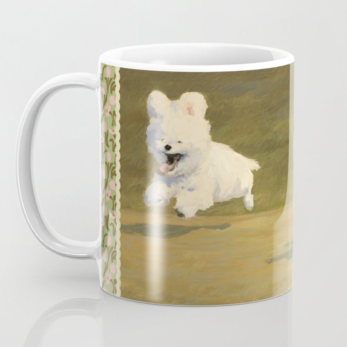Three Dogs Running Coffee Mug Gallery Image 3