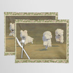 Three Dogs Running Placemat Gallery Image 1