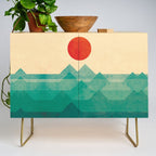 The ocean, the sea, the wave Credenza Gallery Image 1
