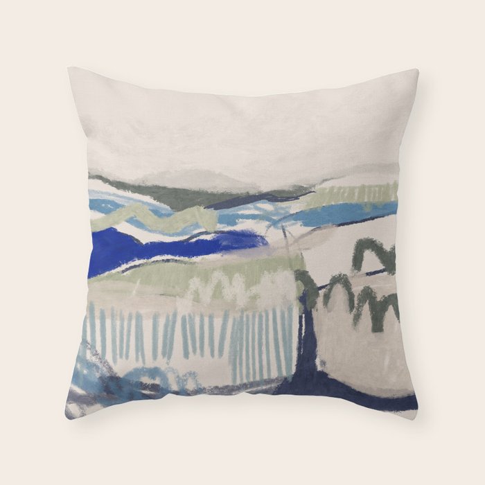Kent Coast Throw Pillow Gallery Image 1