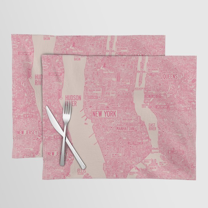 New York map Placemat Gallery Image 1