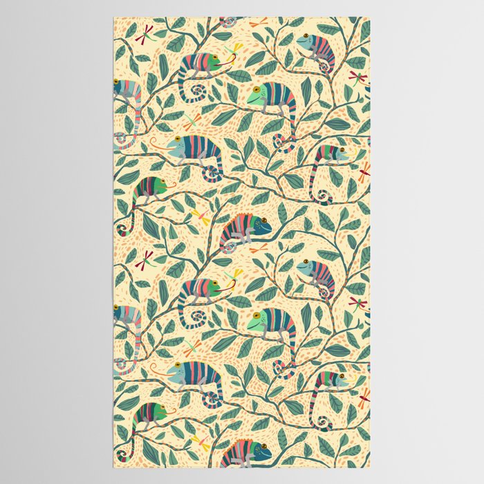 Quirky Chameleon family Tablecloth Gallery Image 2
