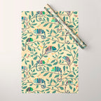 Quirky Chameleon family Wrapping Paper Gallery Image 1