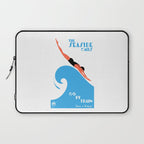 1938 AUSTRALIA The Seaside Calls Train Travel Poster Laptop Sleeve Gallery Image 1