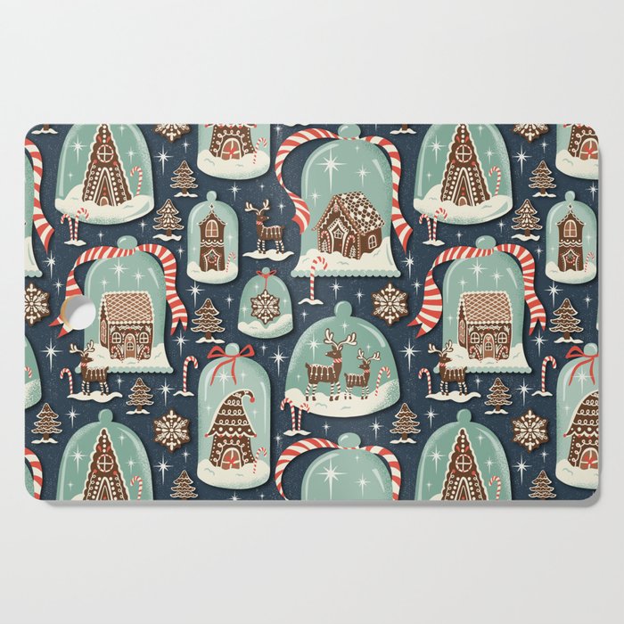 Gingerbread Village Cutting Board Gallery Image 1