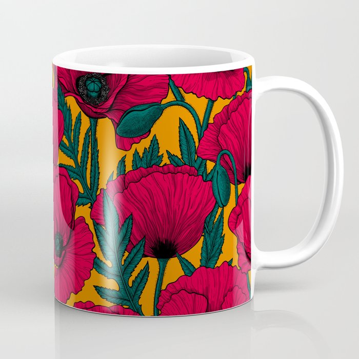 Red poppy garden    Coffee Mug Gallery Image 1