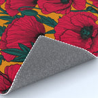 Red poppy garden    Rug Gallery Image 4