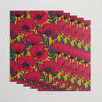 Red poppy garden    Wrapping Paper Gallery Image 3