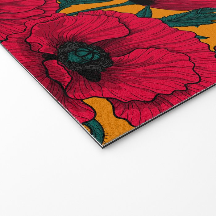 Red poppy garden    Welcome Mat Gallery Image 2