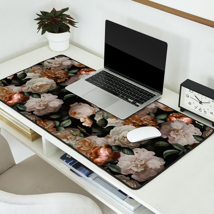 Golden Jan Davidsz. de Heem Roses Desk Mat Gallery Image 2