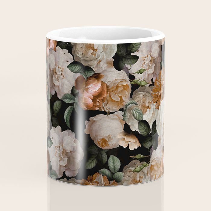 Golden Jan Davidsz. de Heem Roses Coffee Mug Gallery Image 4