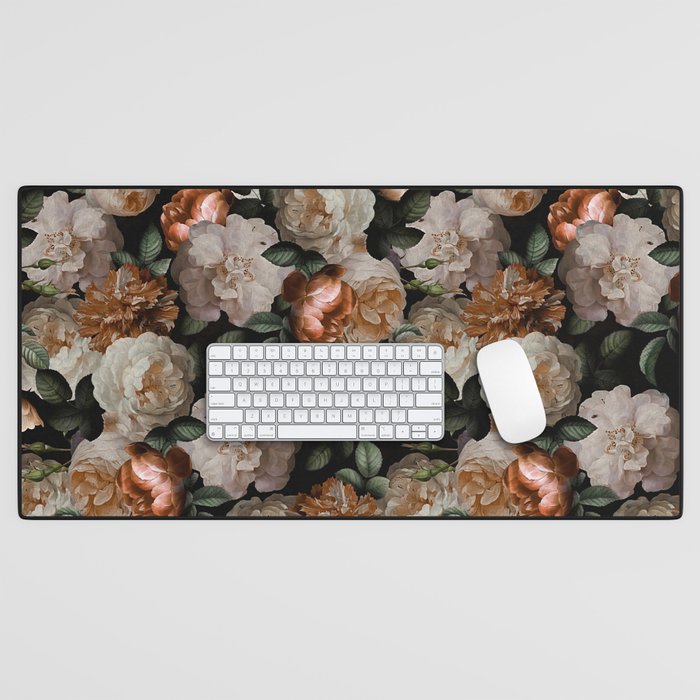 Golden Jan Davidsz. de Heem Roses Desk Mat Gallery Image 1