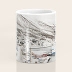 Harbor In Norway Snow Photo | Winter In Norway Boats And Mountains Art Print | Travel Photography Coffee Mug Gallery Image 4