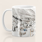 Harbor In Norway Snow Photo | Winter In Norway Boats And Mountains Art Print | Travel Photography Coffee Mug Gallery Image 3