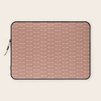 Dragonfly Pattern VI Neutral Rose Laptop Sleeve Gallery Image 1
