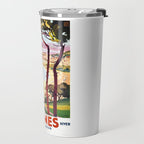 1938 France Cannes Cote D'Azur Travel Poster Travel Mug Gallery Image 2