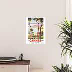 1938 France Cannes Cote D'Azur Travel Poster Poster Gallery Image 2