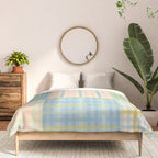 Gingham Patchwork Pastel Checkered Pattern Comforter Gallery Image 3