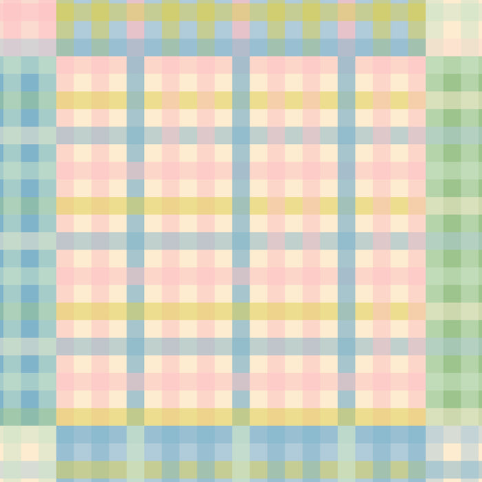 Gingham Patchwork Pastel Checkered Pattern Coffee Mug Gallery Image 2