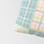 Gingham Patchwork Pastel Checkered Pattern Pillow Sham Gallery Image 4