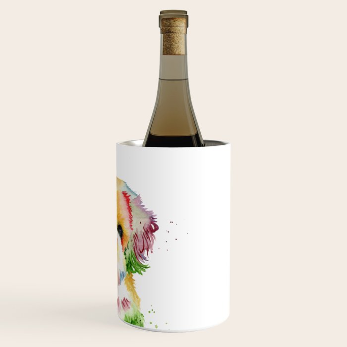 Shih Tzu Watercolor  Wine Chiller Gallery Image 3