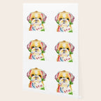 Shih Tzu Watercolor  Wallpaper Gallery Image 2