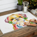 Shih Tzu Watercolor  Outdoor Rug Gallery Image 2