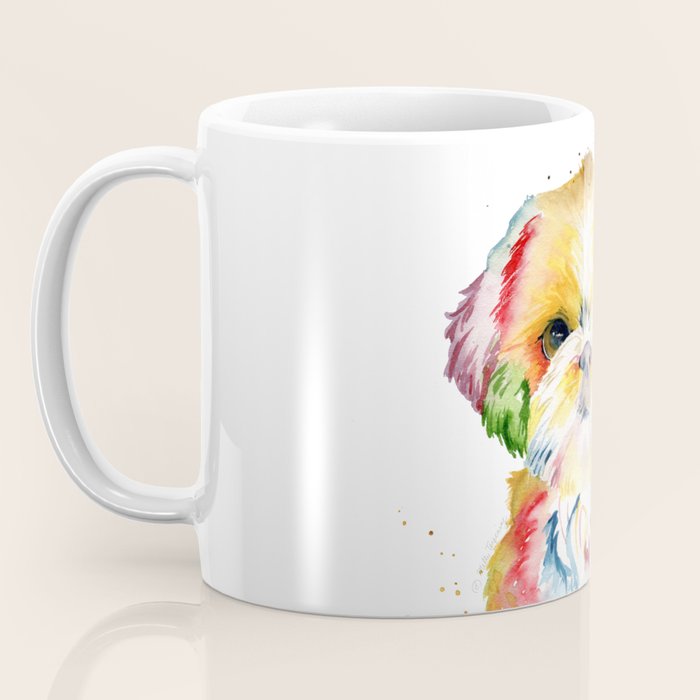 Shih Tzu Watercolor  Coffee Mug Gallery Image 3