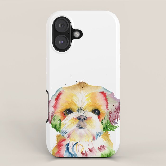 Shih Tzu Watercolor  iPhone Case Gallery Image 1