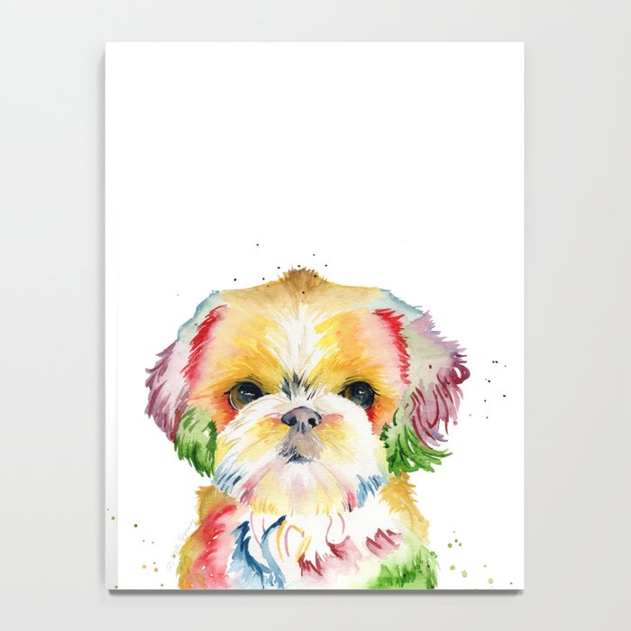 Shih Tzu Watercolor  Notebook Gallery Image 4