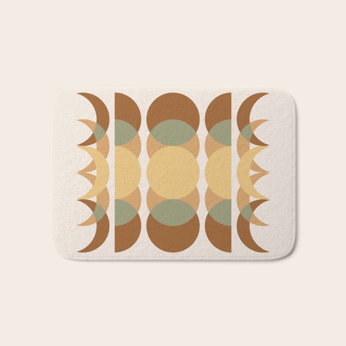 Moon Phases Abstract XIV Bath Mat Gallery Image 1