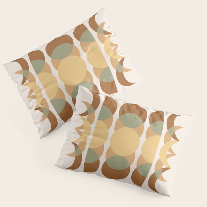 Moon Phases Abstract XIV Pillow Sham Gallery Image 3