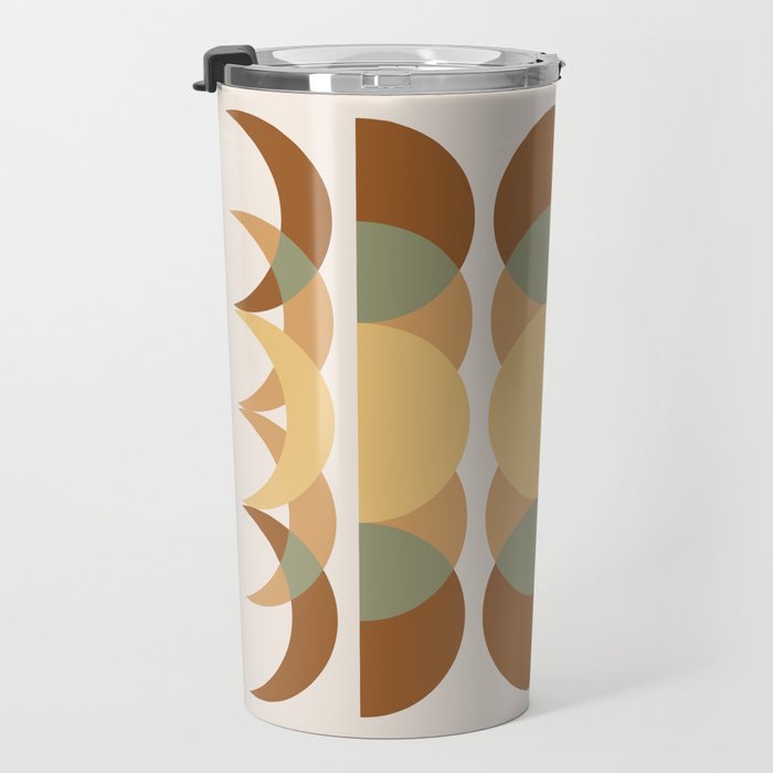 Moon Phases Abstract XIV Travel Mug Gallery Image 3