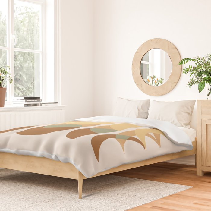 Moon Phases Abstract XIV Duvet Cover Gallery Image 2