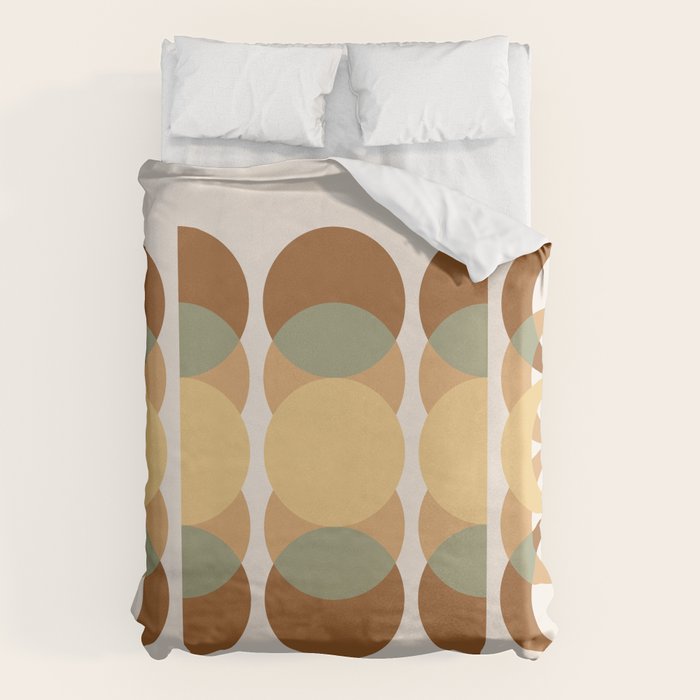 Moon Phases Abstract XIV Duvet Cover Gallery Image 6