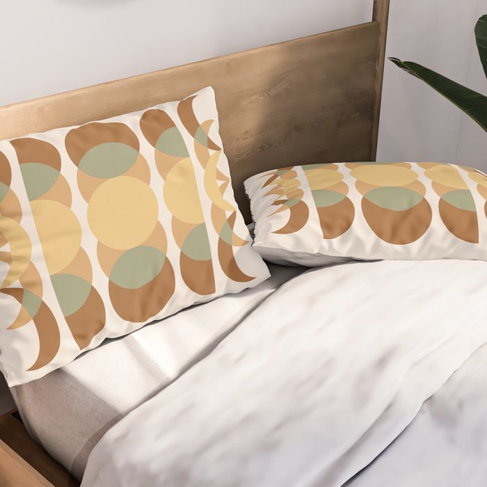 Moon Phases Abstract XIV Pillow Sham Gallery Image 2