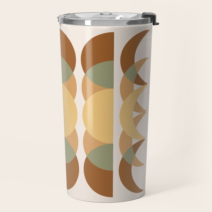 Moon Phases Abstract XIV Travel Mug Gallery Image 2