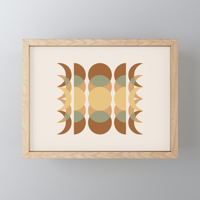 Moon Phases Abstract XIV Mini Art Print Gallery Image 1