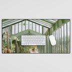 Botanical gardens of Paris | France travel photography | Greenhouse Desk Mat Gallery Image 1