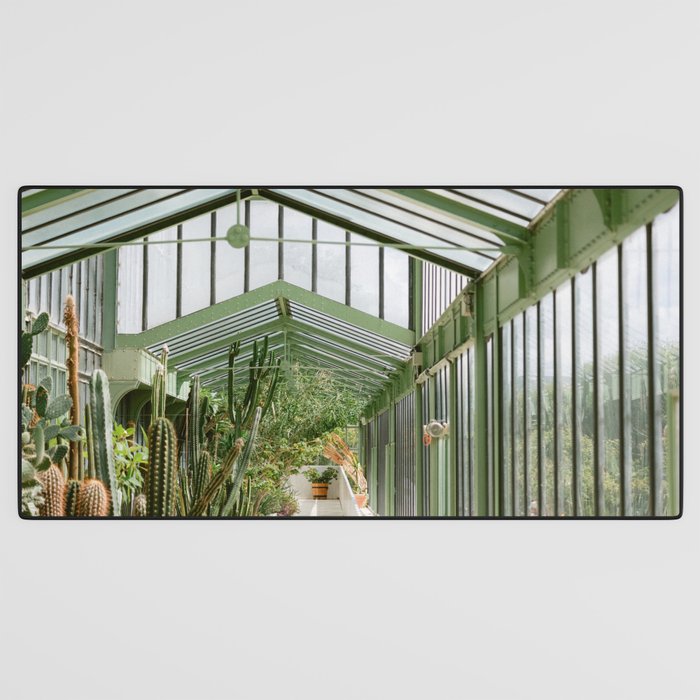 Botanical gardens of Paris | France travel photography | Greenhouse Desk Mat Gallery Image 3