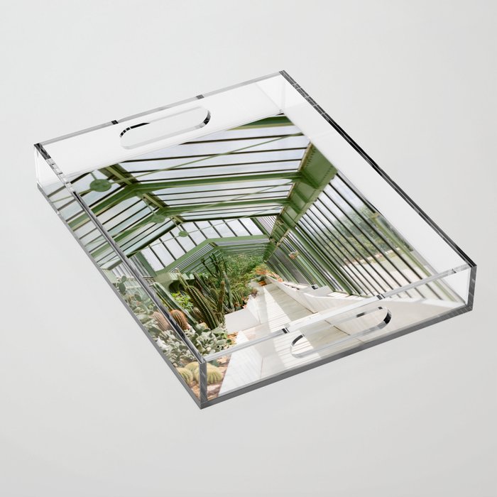 Botanical gardens of Paris | France travel photography | Greenhouse Acrylic Tray Gallery Image 1