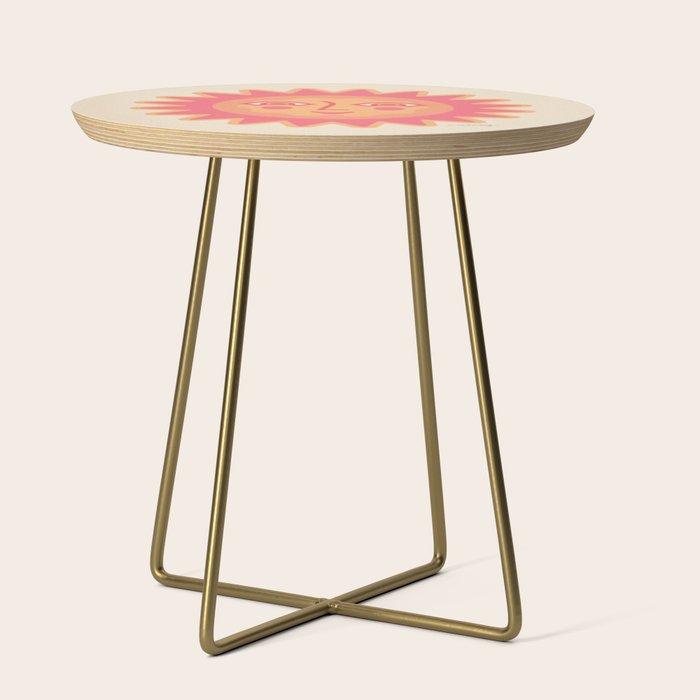 Sunshine Faces - Pink OmbrÃ© Side Table Gallery Image 1